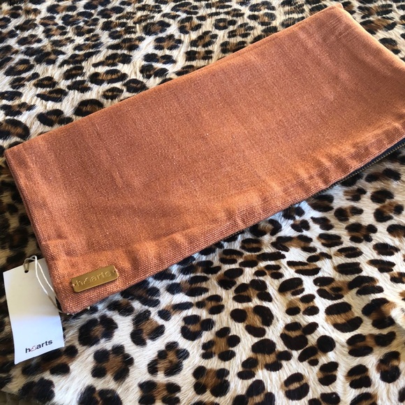 Nubby Cotton Embroidered Handbag / Clutch - Picture 9 of 16